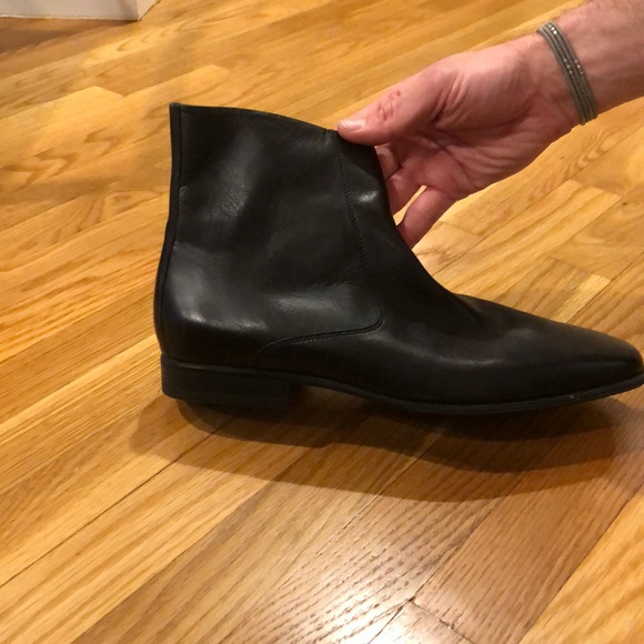 Cole Haan Men’s 10.5 leather Quarter Boot w zip main image 5